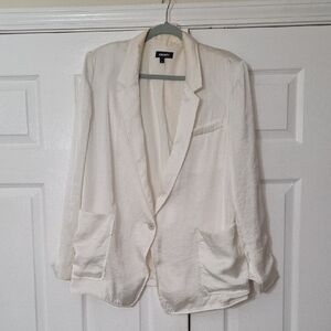 DKNY Ivory Blazer with Pockets